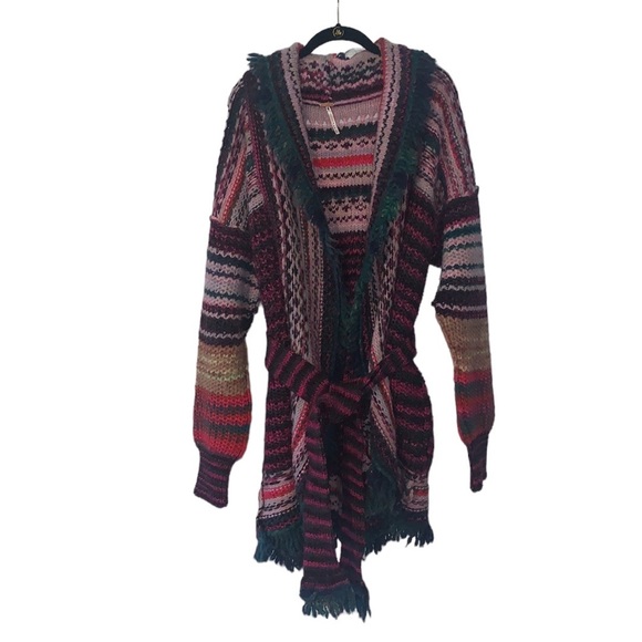 FREE PEOPLE MORGANA CARDI IN JEWEL NEW S/M & M/L - Picture 5 of 8